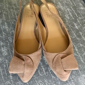 Naturalizer Suede Slingbacks.